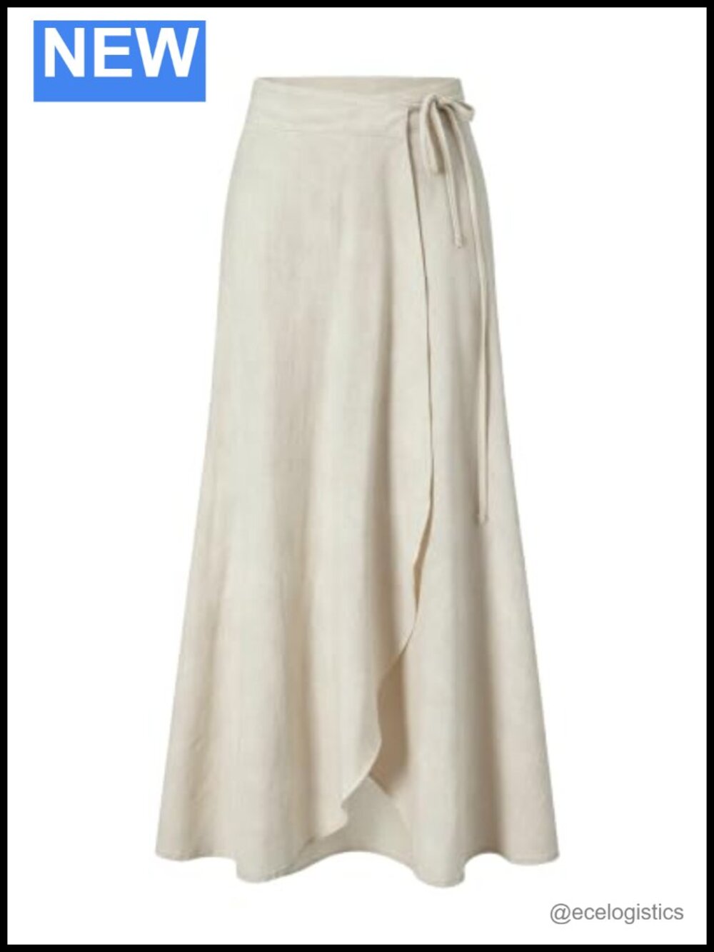 SANGTREE Cotton Linen Wrap Skirts